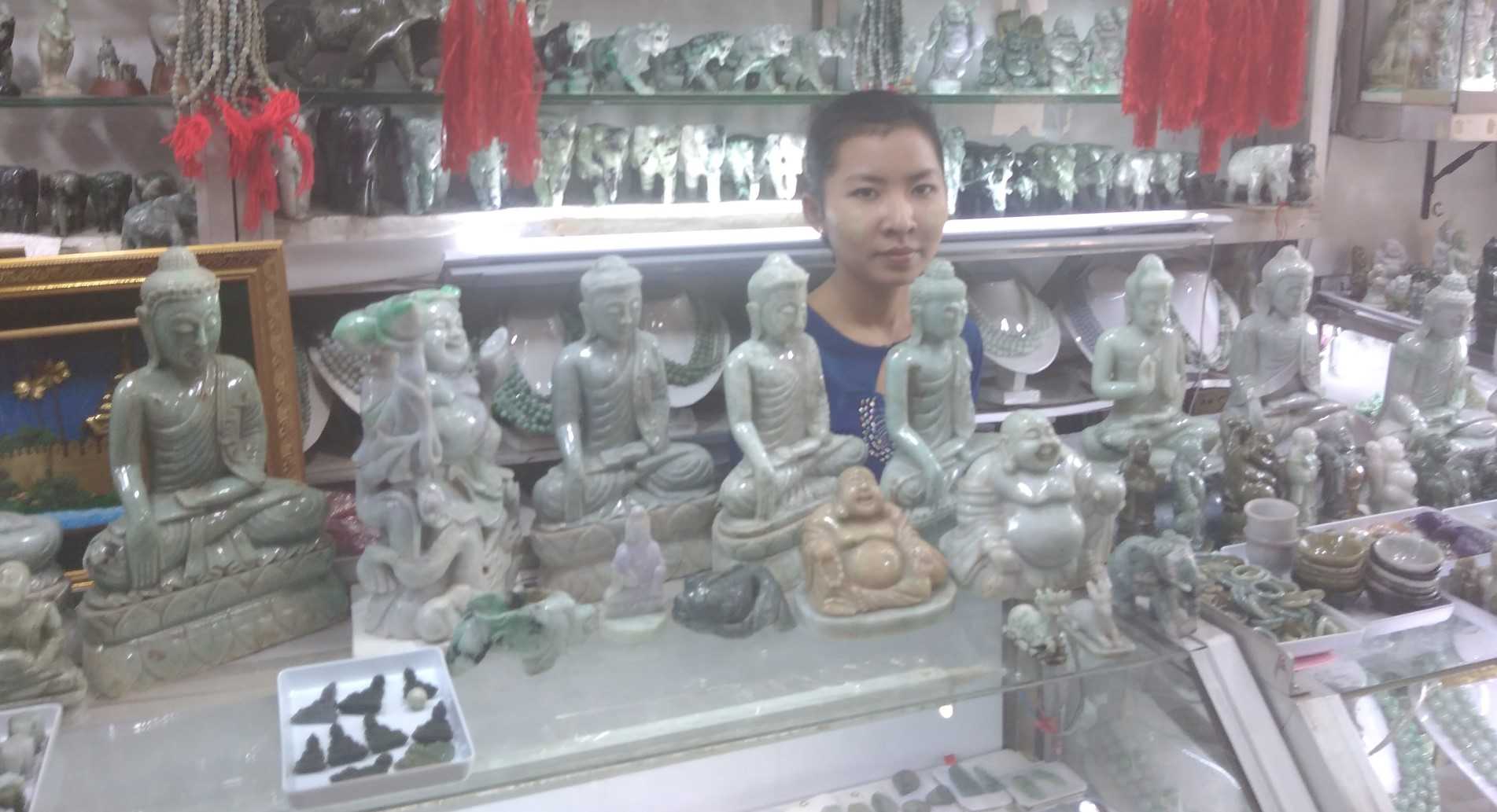 Buddha statues, Sagaing Myanmar